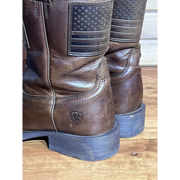 Ariat Men’s Rambler Patriot Western Cowboy Boots Distressed Brown Size 8D main image 7